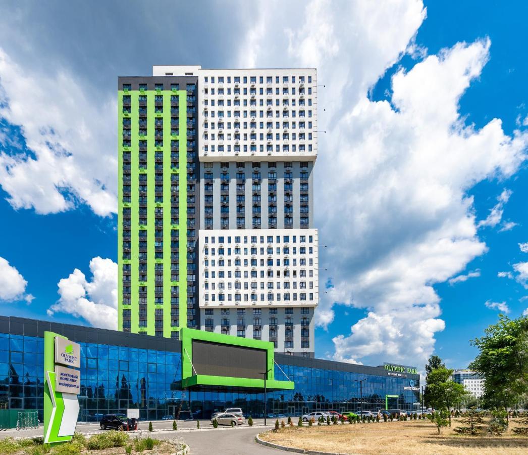 Flatrent Olympic Park, Метро Бориспільська Поруч! Kiew Exterior foto